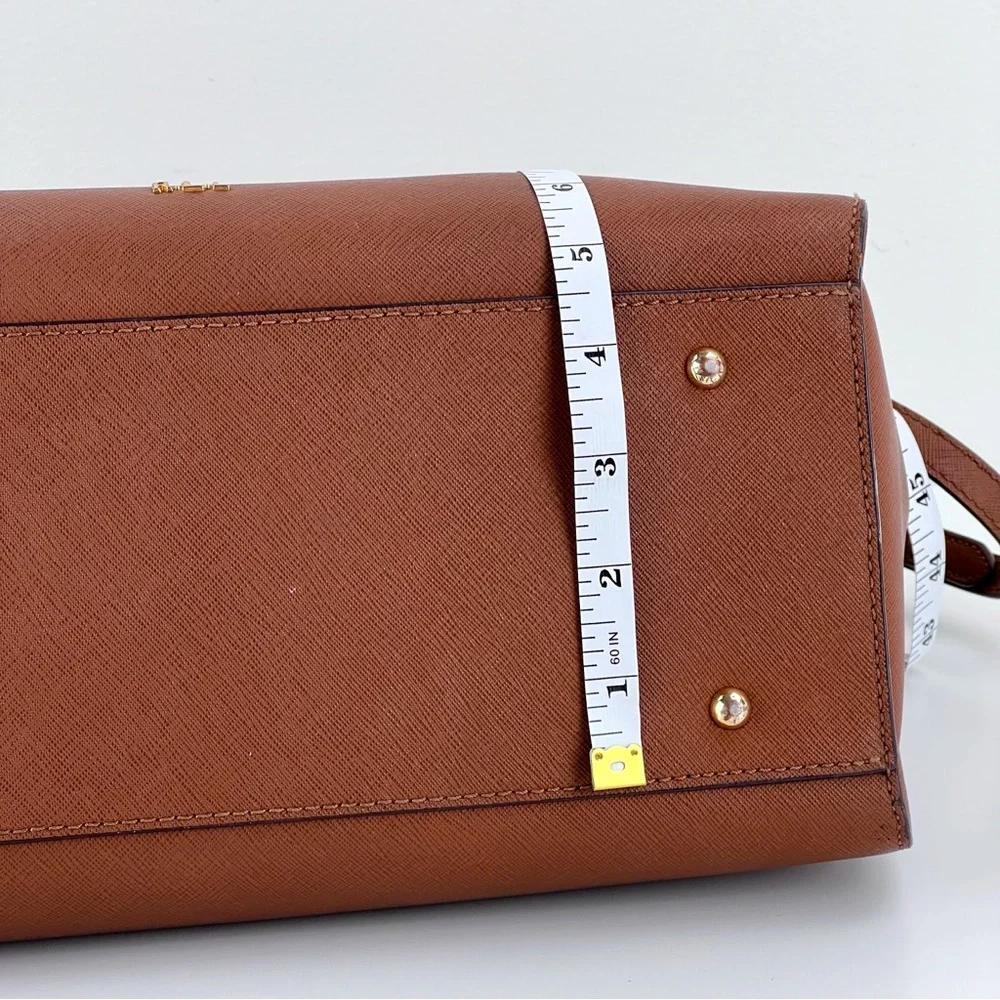 Ralph Lauren Double RL Brown Leather Tote - Picture 12 of 12